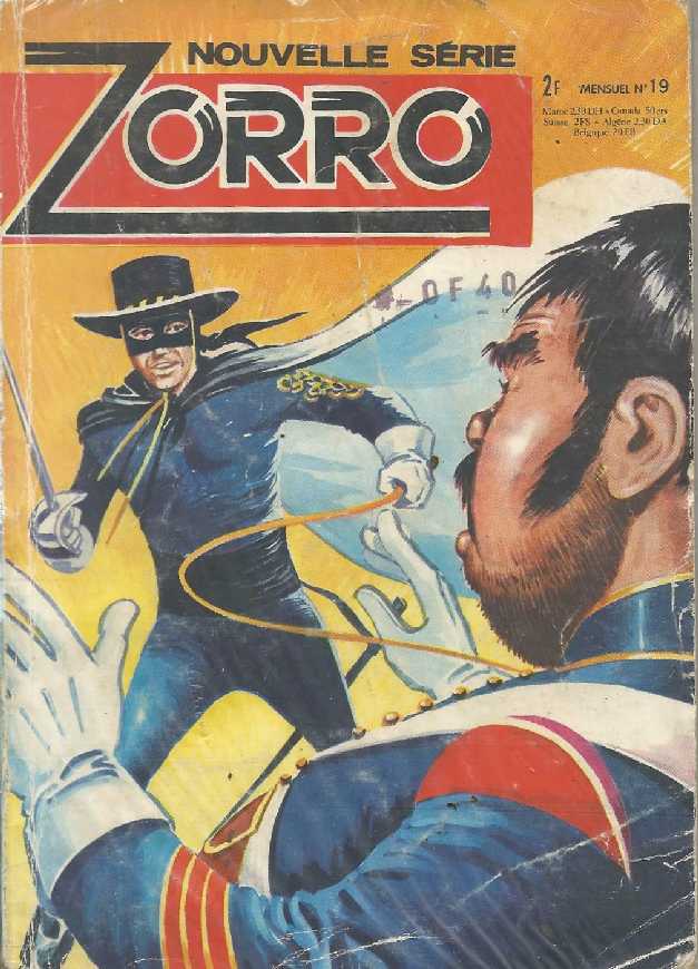 Scan de la Couverture Zorro SFPI Poche n 19